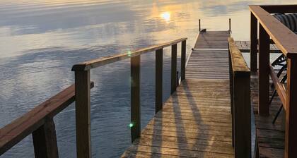 Let nature wash away your stress on Schoodics’ crystal clear and spring fed lake