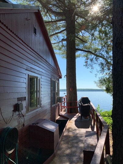 Let nature wash away your stress on Schoodics’ crystal clear and spring fed lake
