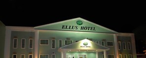 Front of property – evening/night