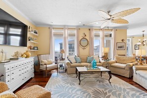 Smart TV, video games, DVD player, table football