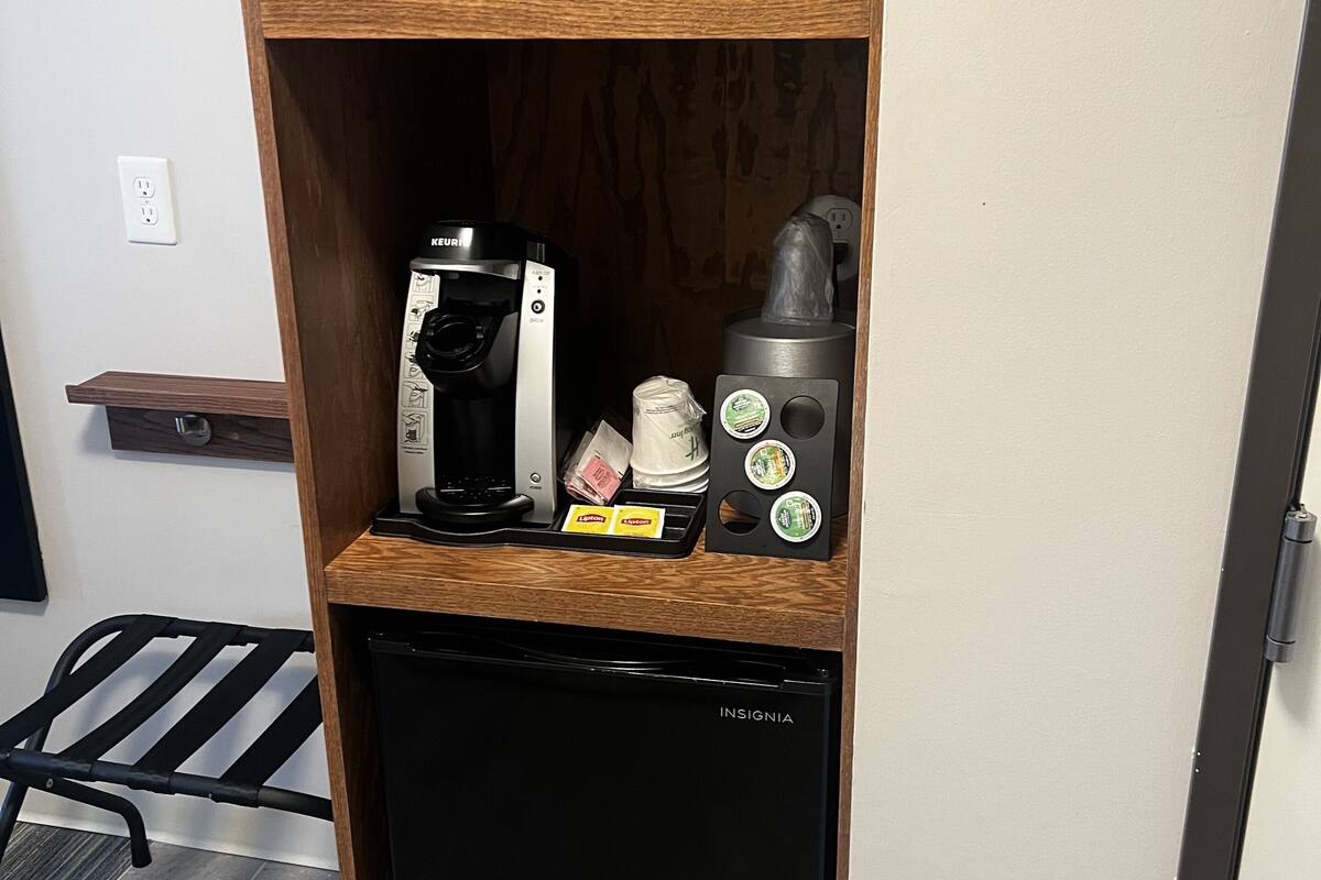 standard room | desk, laptop workspace, blackout curtains, iron/ironing board