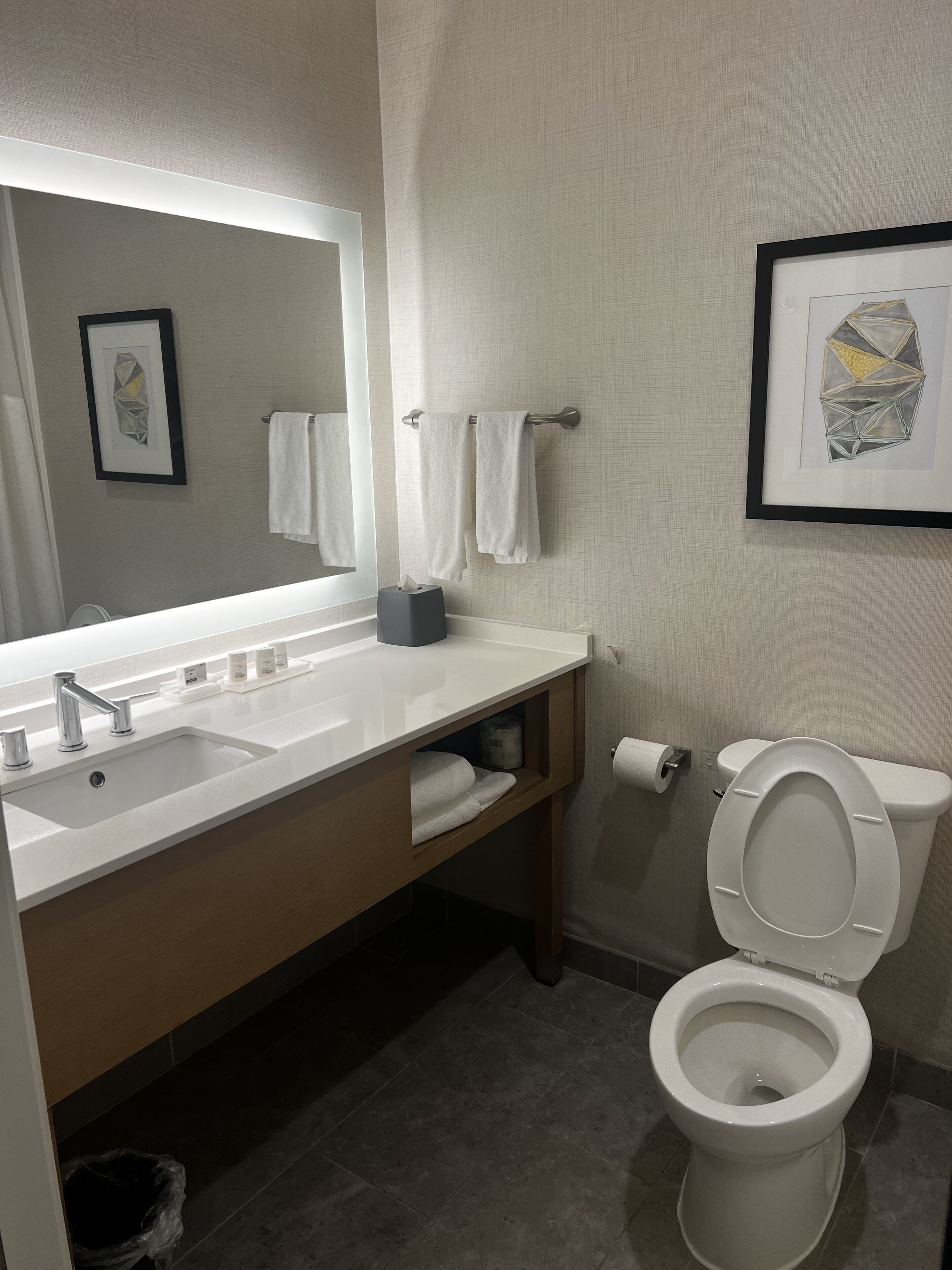 standard room, 2 queen beds | bathroom | free toiletries, hair dryer, towels, soap