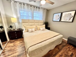 4 bedrooms, iron/ironing board, travel cot, free WiFi