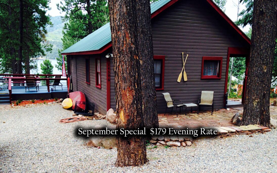 LAKEFRNT CABIN 2Bdrm/Deertrail2shore/Rowboat/SUP/FishingPoles/Pet/30mins2Durango