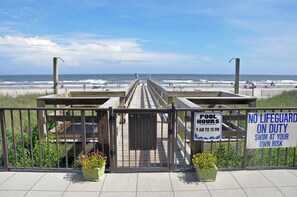 On the beach