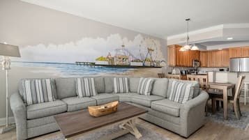 TV connectée, cheminée, lecteur de DVD, vidéothÚque