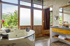 Deluxe Double Room, 1 King Bed with Sofa bed, Accessible, Refrigerator (Fan) | Balcony view