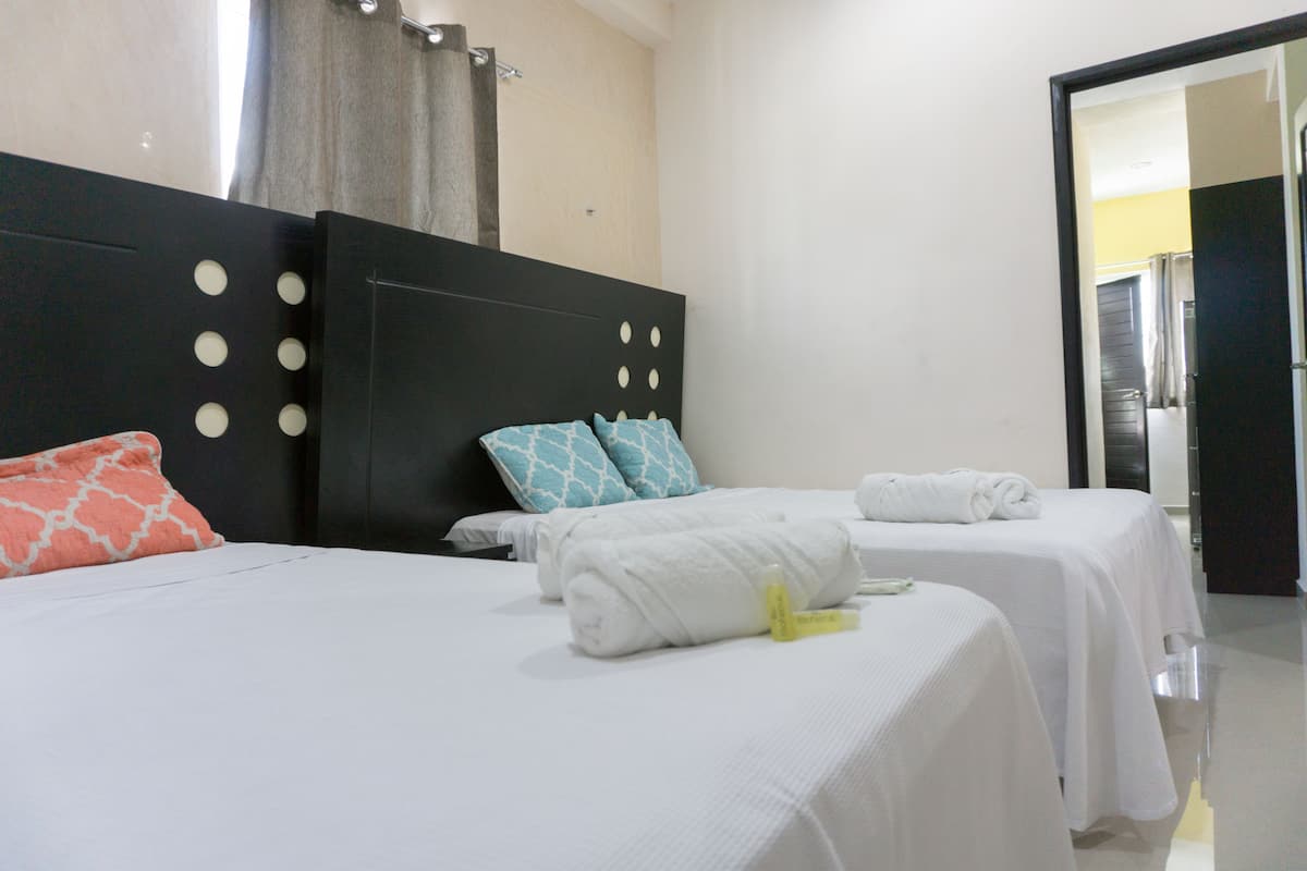 Minibar, desk, iron/ironing board (on request), WiFi (free)