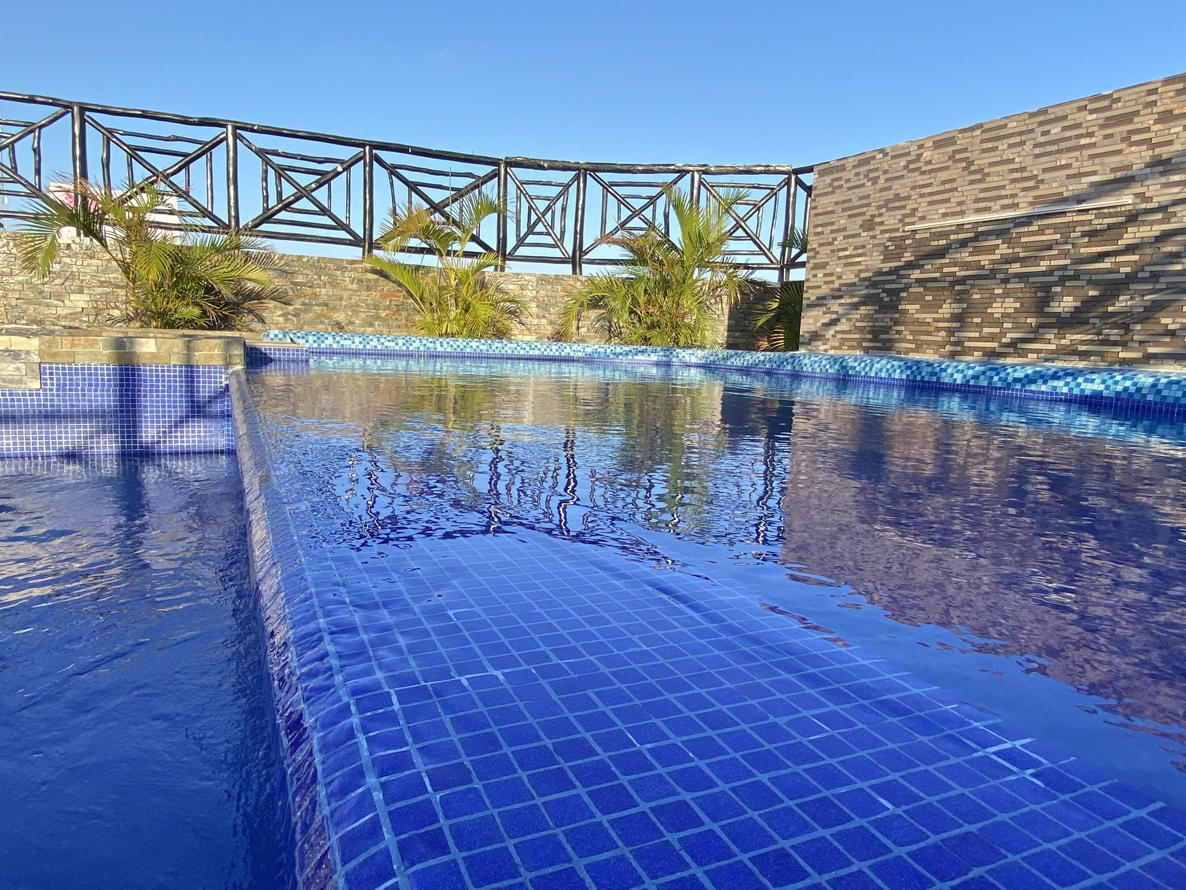 Rooftop pool