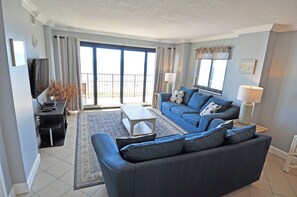 TV - Oceanfront Springs Towers 406 3BR/2BA Condo With Pool, Hot Tub and More! (NO. MYRTLE BEACH)