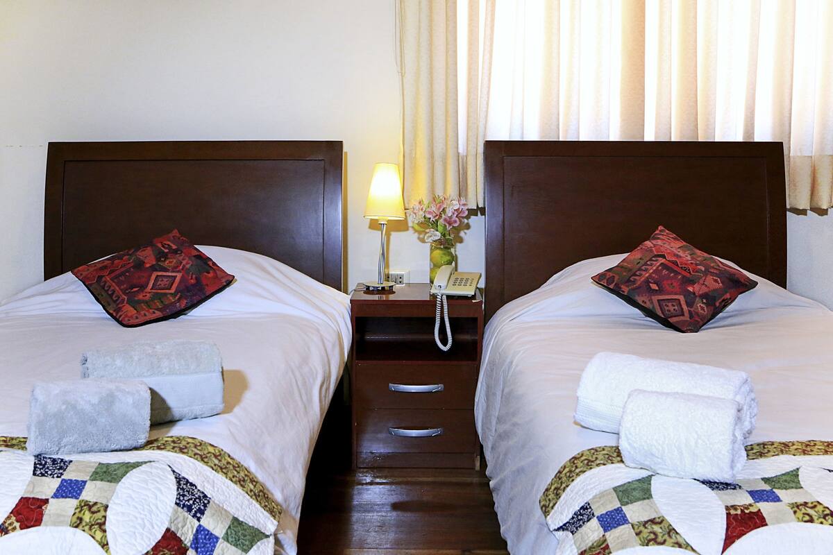 Wifi gratis y ropa de cama