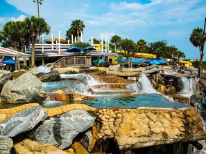 Indoor pool, outdoor pool - Pelican Beach 4th floor Upgraded 2 bedroom -on the beach- (Destin)