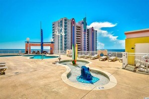 Pool - Oceanfront 3BR/3B Lockout. Resort Amenities, Pools, Lazy River, Kiddie Pool (NO. MYRTLE BEACH)