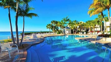 Una piscina riscaldata