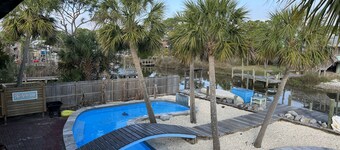 St. George Island Waterfront Apt, Boat Ramp & Dock