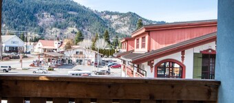 In the heart of downtown - Front Street - for Leavenworth's main shopping/dining