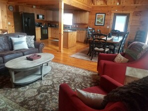 Smart TV, fireplace, video-game console, DVD player