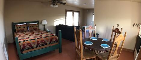 Desk, iron/ironing board, WiFi, bed sheets