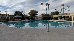 Una piscina riscaldata