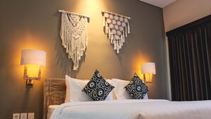 Villa familiar | Ropa de cama de alta calidad, minibar, caja fuerte y escritorio