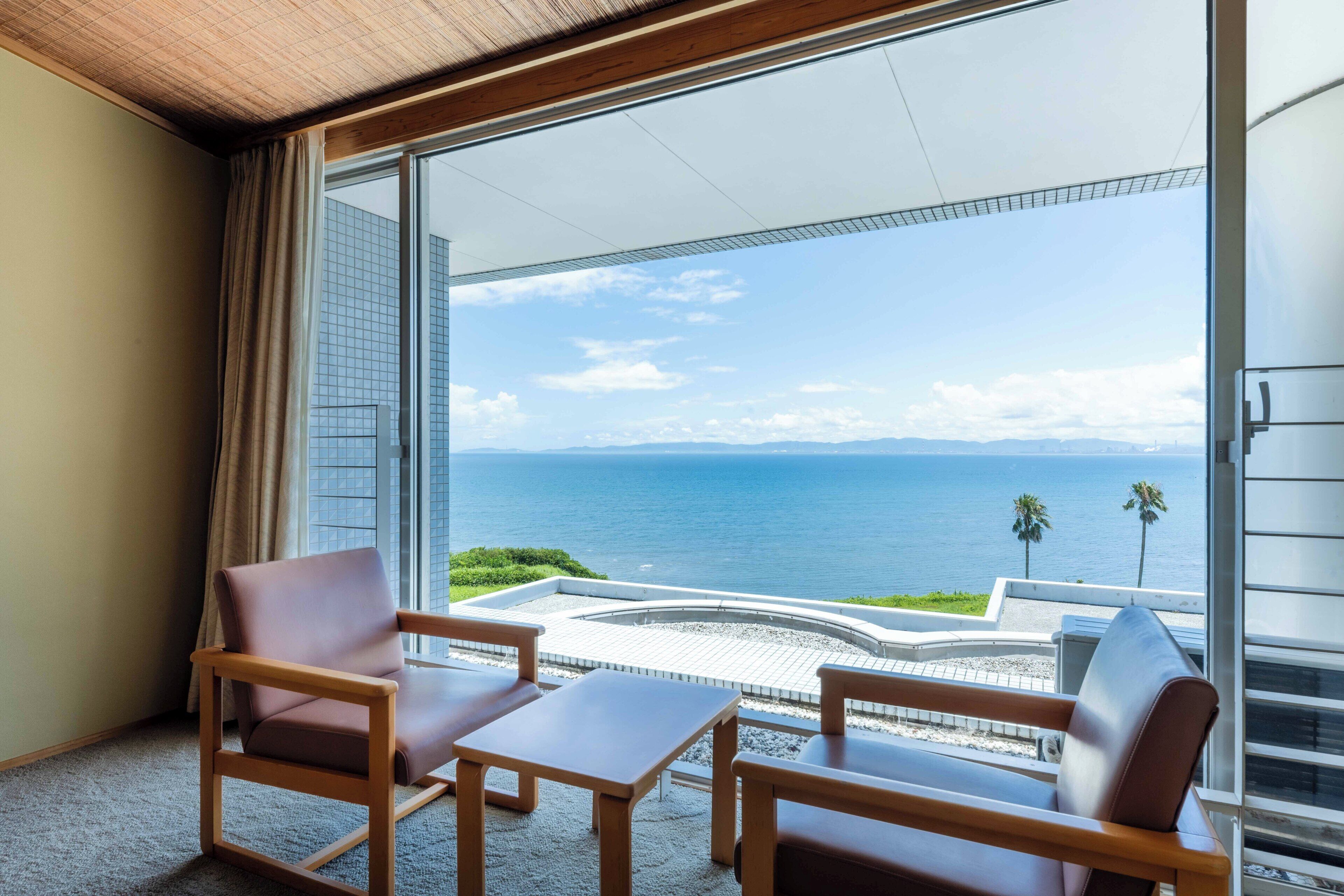 Japanese Style Room For 5 People, Shared Bathroom, Sea View | In-room safe, desk, free WiFi, bed sheets