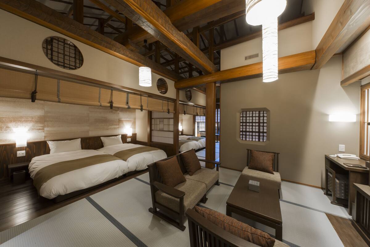 "Tsukiji" Annex Building For 4 Pax, Private Open-Air Bath | In-room safe, free WiFi, bed sheets