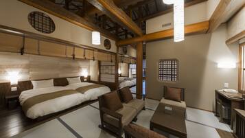 "Tsukiji" Annex Building For 4 Pax, Private Open-Air Bath | In-room safe, free WiFi, bed sheets