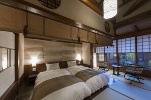 "Tsukiji" Annex Building For 4 Pax, Private Open-Air Bath | In-room safe, free WiFi, bed sheets - Inisienoyado Keiunn (Izumo)