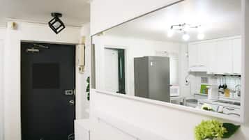 Family House, 2 Bedrooms | Living room | 32-inch flat-screen TV with cable channels, TV