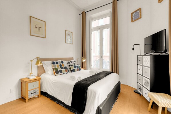 1 bedroom, iron/ironing board, free WiFi, bed sheets