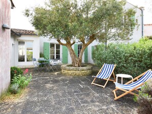 Terrace/patio - Bright village house with garden near the beach (La Couarde-sur-Mer)