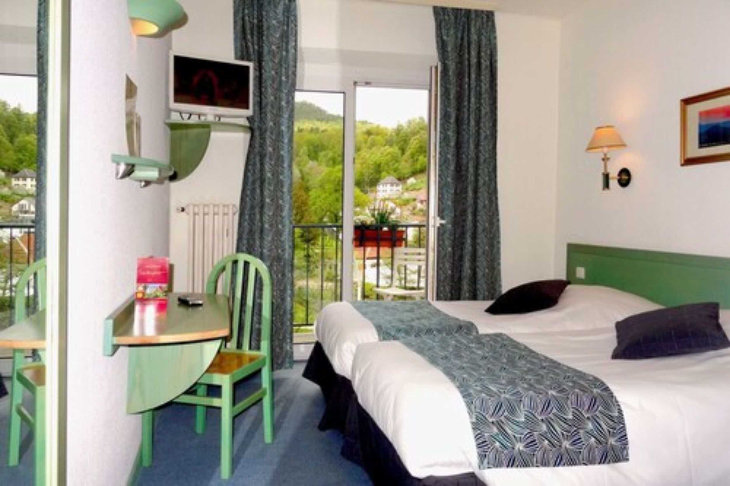 classic double or twin room, valley view | in-room safe, individually decorated, individually furnished