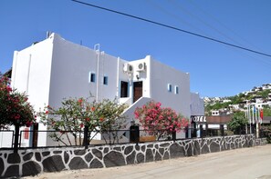 Vista frontal de la propiedad