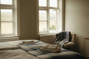 Desk, blackout drapes, free WiFi, bed sheets