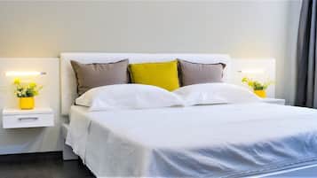 Kamar Double atau Twin, pemandangan laut | 2 kamar tidur dan seprai premium