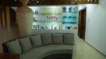 Behandlingsrum til par, kropsbehandlinger, body wrap-behandlinger