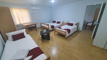 Minibar, desk, soundproofing, iron/ironing board