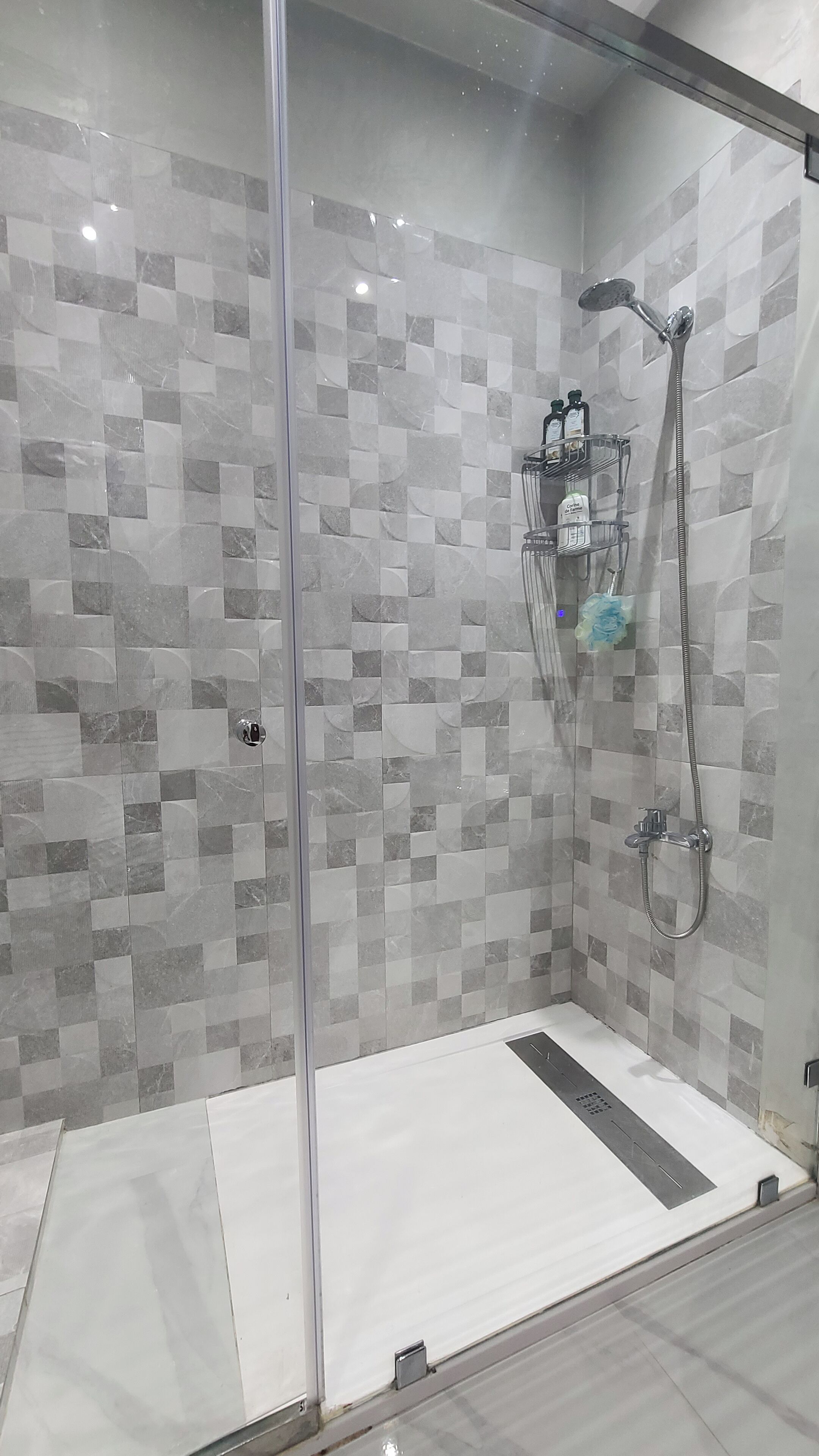 Apartment | Badezimmer | Dusche, Regendusche, Bidet, Handtücher