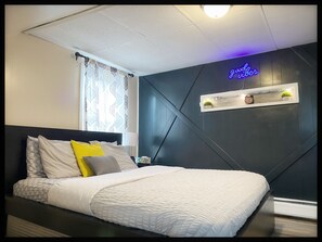 1 غرفة نوم وواي فاي مجانًا وملاءات أسرّة