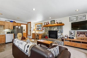 TV, fireplace, Netflix, streaming services