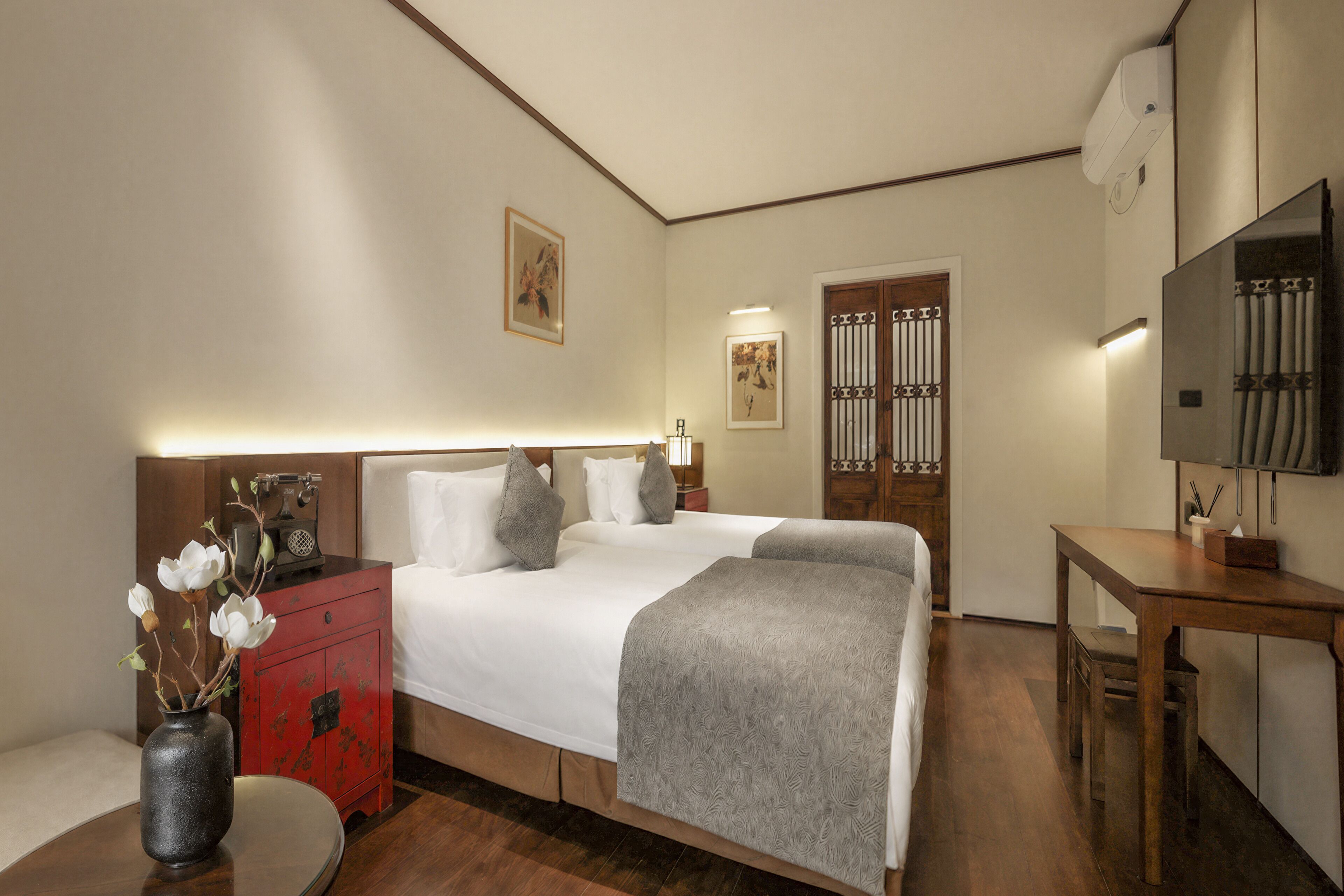 Standard Twin Room  | Premium bedding, down comforters, memory foam beds, minibar