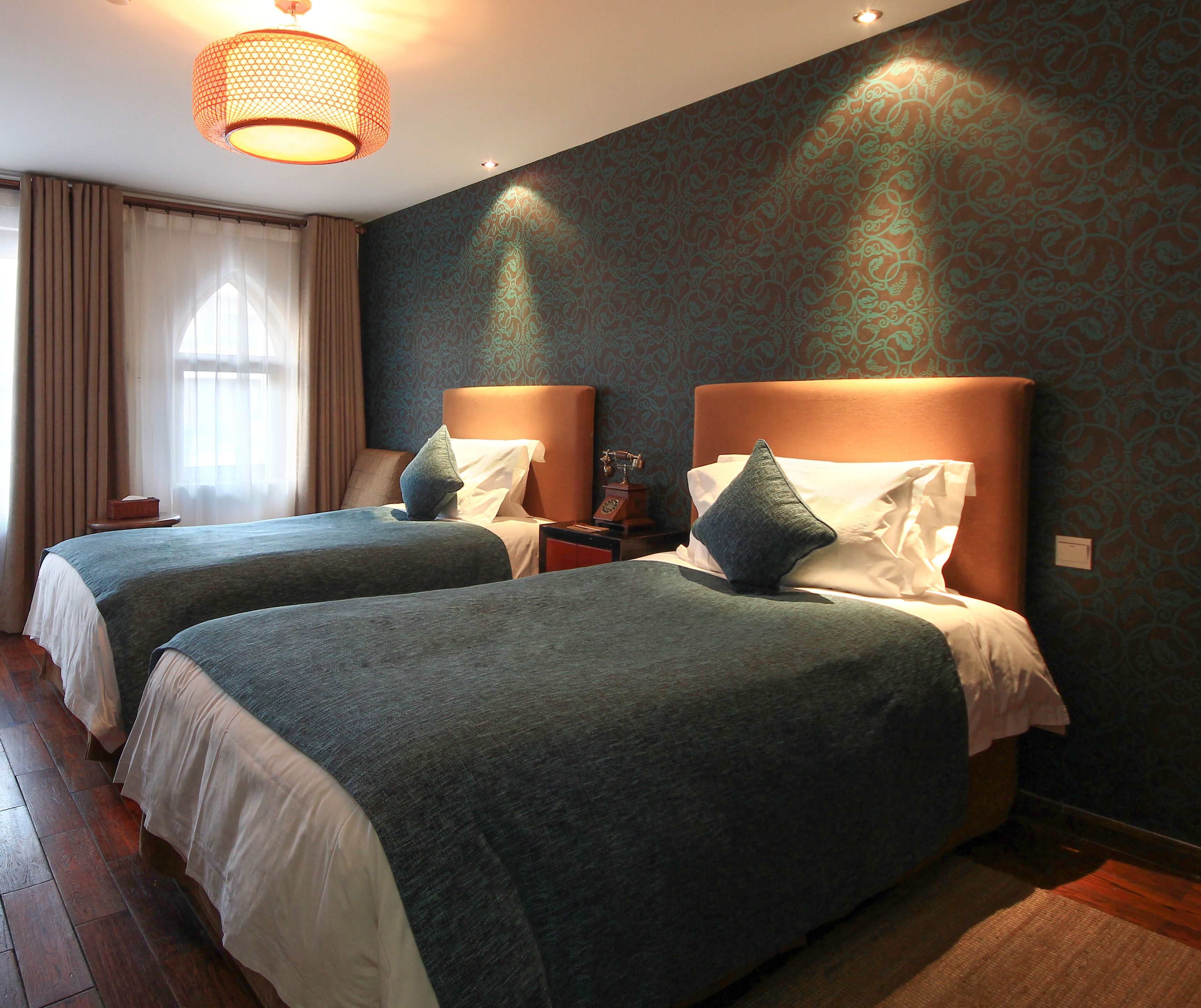 standard twin room  | premium bedding, down duvets, memory-foam beds, minibar