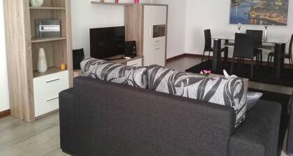 Talo 4 makuuhuoneen asunto uima-allas terassi grilli, 25 km du Port