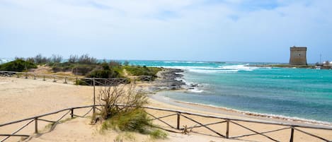 Una spiaggia nelle vicinanze