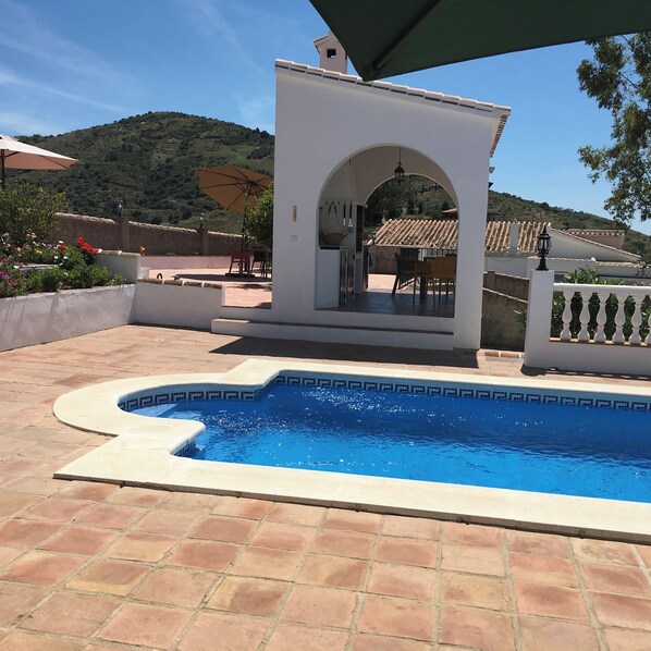 Alberca al aire libre 