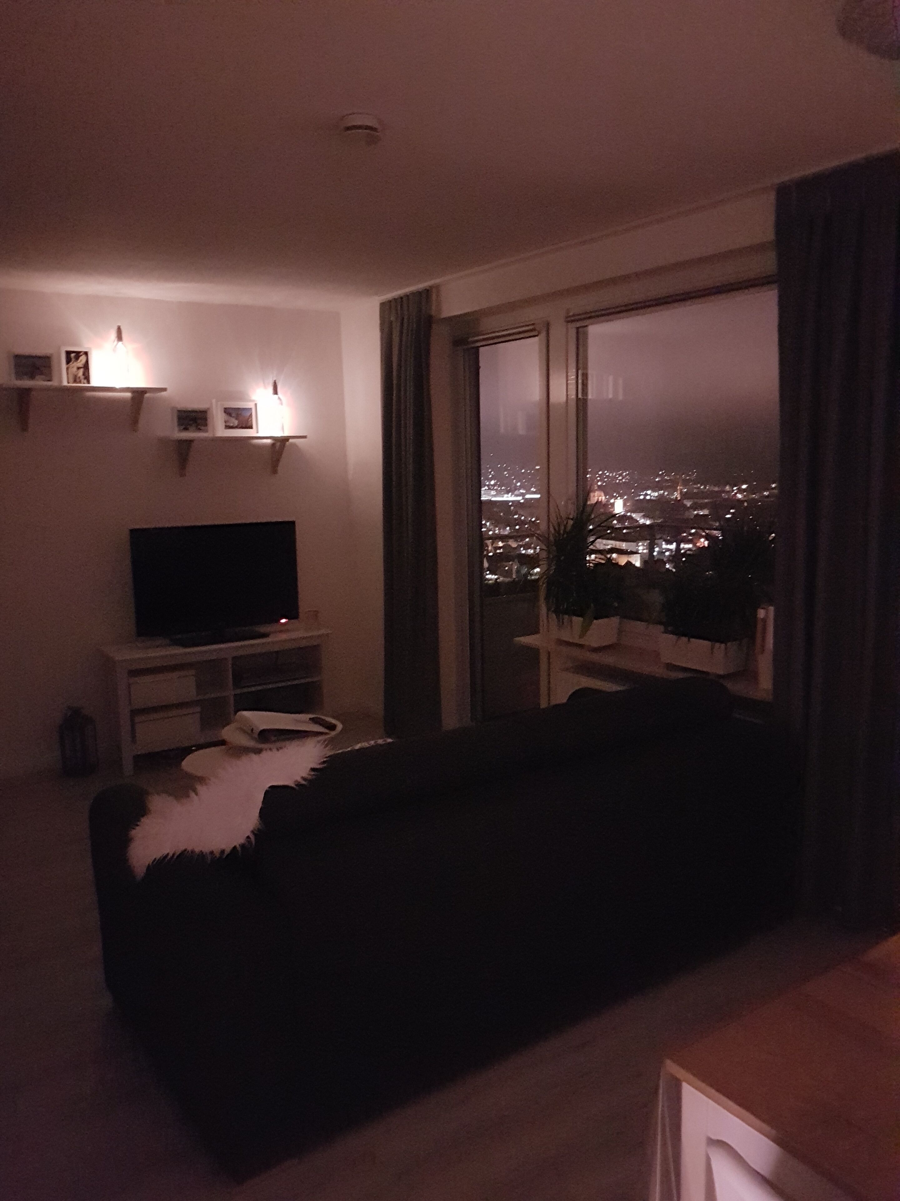 Front of property – evening/night
