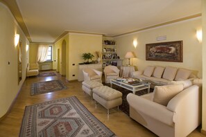 Sitteområde i lobbyen