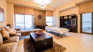 Apartment, 1 Bedroom | Living room - Arabian Beach Apartment at JBR THE WALK (Dubai)