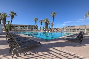 Indoor pool, a heated pool - Las Palmas Resort #1627 | All-Inclusive Amenities (Saint George)