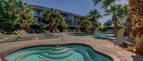 Indoor pool, a heated pool